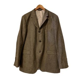 Brooks Brothers single breast 3 button lined blazer suit 46 / 40 made in Italy